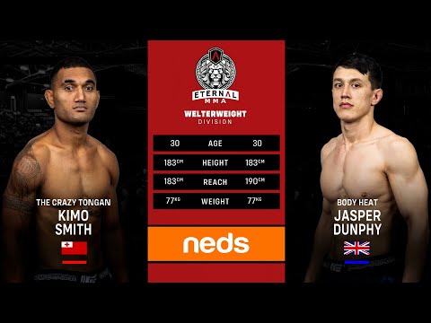 Eternal MMA 70 - Kimo Smith VS Jasper Dunphy - MMA Fight Video
