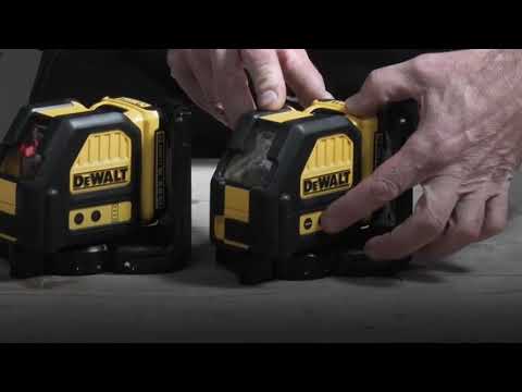 Dewalt DCE0822D1R QW 2 Point Cross Line Laser, Red, 10.8 V