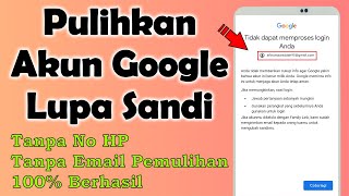 Download lagu Cara Memulihkan Akun Google Tanpa Nomor HP Dan Email Pemulihan mp3 Download lagu Cara Memulihkan Akun Google Tanpa Nomor HP Dan Email Pemulihan mp3