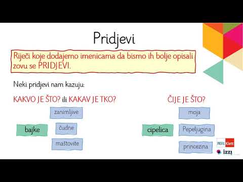 Profil Klett – VIDEOLEKCIJE: Pridjevi (3. razred)