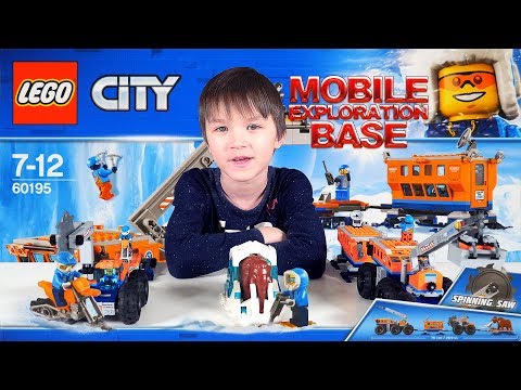 Lego City 60195 Arctic Mobile Exploration Base - Review & Story: Mammoth walked away!