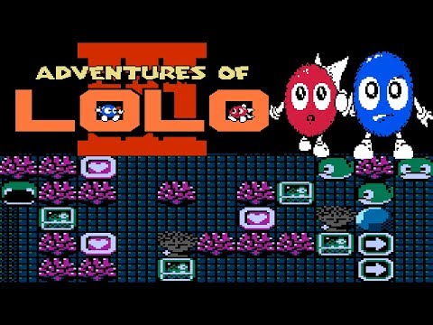 Adventures of Lolo 3 (NES, 1990) Full Game Session 🧠🔑💔