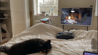 VLOG 24 || Nutty Biscotti, Lamb Dumplings and Cafe Murano St James