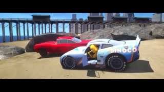 [Disney#8] FINN & JAKE driving Dinoco McQueen Cars! + The Muffin Man & Nursery Rhymes Songs
