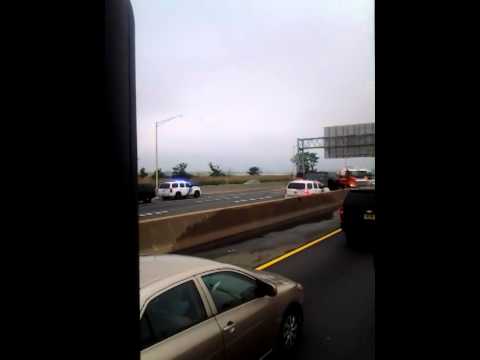 New Jersey turnpike accident exit 16w