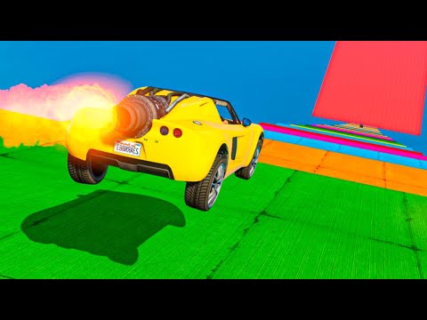MAXIMA VELOCIDAD EN UNA MEGA RAMPA 666% DIFICIL !!! GTA V ONLINE