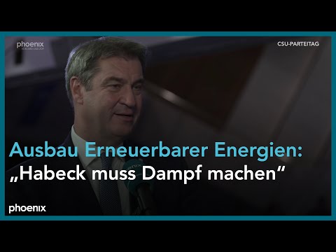 Interview mit CSU-Chef Markus Söder zu Energiesicherheit, Ukraine-Krieg und zur Oppositionsrolle