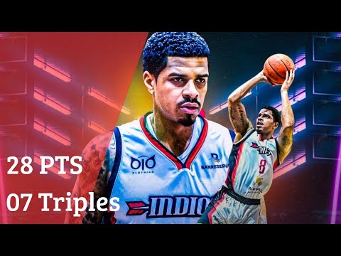 Edgar Sosa 28pts 7 Triples EN 17 Minutos Highlight LNB Equipo Indios