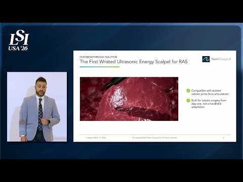 Nico Fenu, Nami Surgical - Mini ultrasonic scalpels for robotic-assisted surgery | LSI USA '26