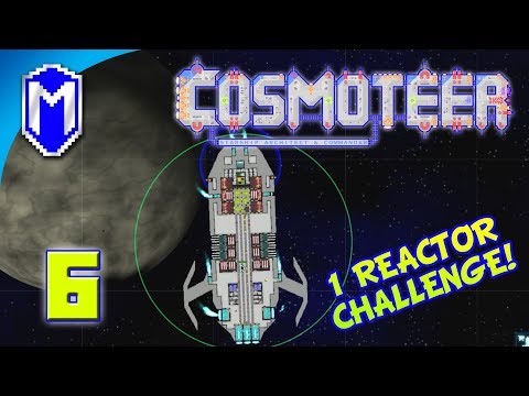 Cosmoteer - Light Plasma Missile Frigate - Lets Play Cosmoteer Mod 1 Reactor Challenge Gameplay Ep 6