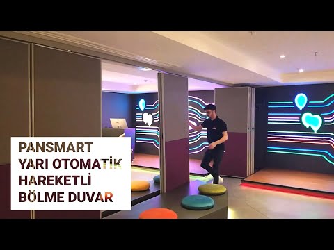 Movable partition wall video