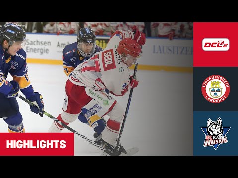 DEL2: EV Landshut vs. EC Kassel Huskies | Highlights