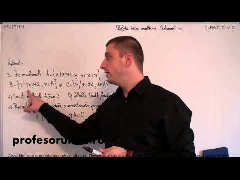 23   cls5   Multimi   relatii intre multimi submultimi   exercitii   partea 3