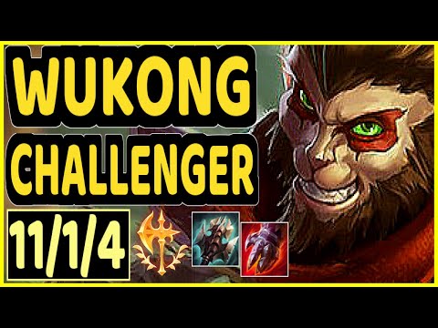 ARMUT (WUKONG) - 11/1/4 KDA CHALLENGER GAMEPLAY - EUW