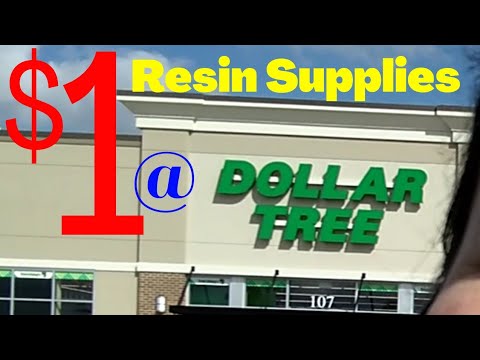 $1 Resin Craft & Mold Making Supplies & Tools @ Dollar Tree