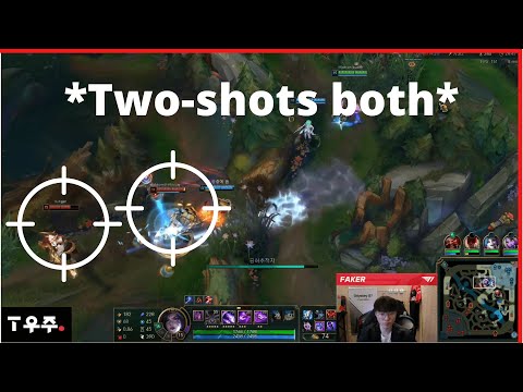 Faker still abusing AP Kai'sa mid