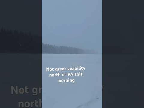 Snow is starting to fall and the visibility isn't great north of PA right now. Stay safe out there!