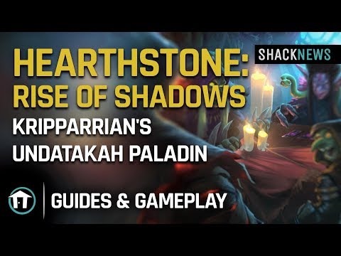 Hearthstone: Rise of Shadows - Kripparrian's Undatakah Paladin