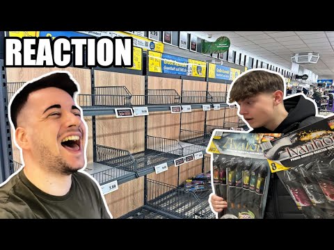 Er geht um 13 Uhr zu LIDL! 😂 ASH seine FEUERWERK EINKAUFSTOUR 2023 💥