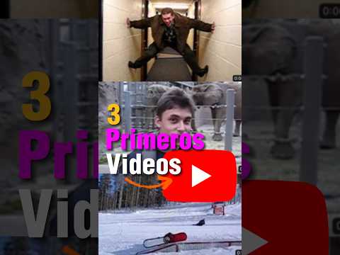 Estos fueron los 3 PRIMEROS videos de YOUTUBE