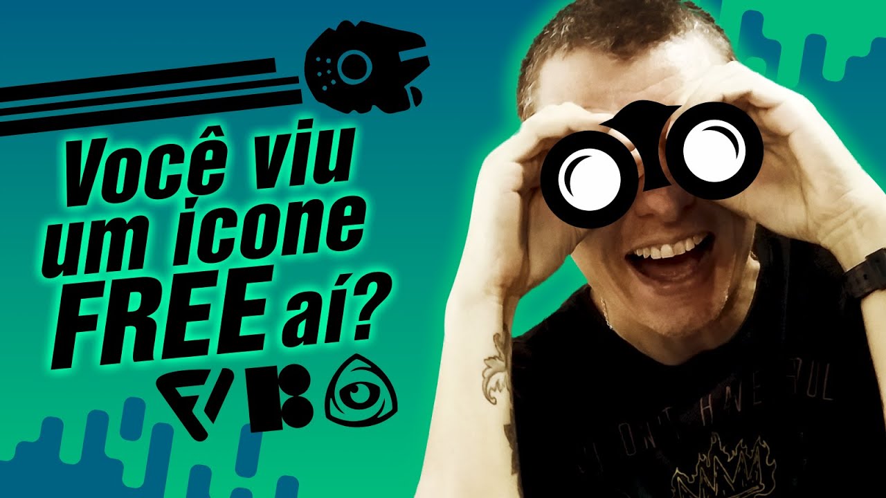 Ícones Gratuitos na internet para você baixar [Como utilizar ícones em vetor nas suas artes?]