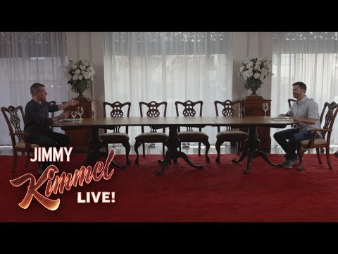 Nepříjemná večeře s Mattem Damonem a Jimmym Kimmelem