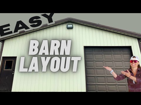 EASY Way To Layout Your Barn/ Shop…..