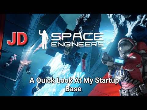 Space engineers Xbox Series S. a quick tour around my beginning base.