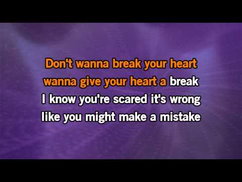 Demi Lovato - Give Your Heart A Break HD Karaoke ( with backing vocals)