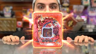 Opening a Yu-Gi-Oh! *Demon GODLY* Tin | URIA Lord of Searing FLAMES