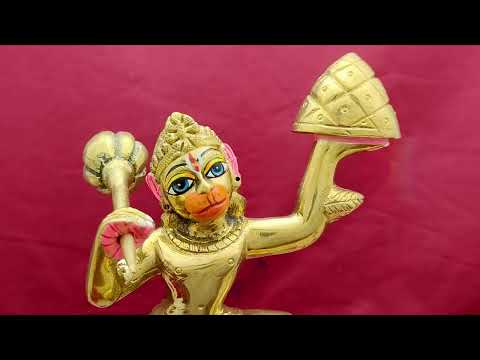 Sankatmochan Lord Hanuman Carrying Mountain Statue video