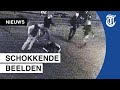 Politie deelt beelden van kopschopper Sneek