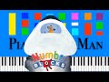 Numberblocks Zoom Zoom Zoom Slow EASY Medium 4K Piano Tutorial