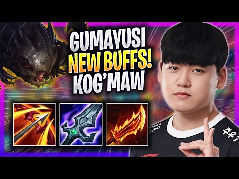GUMAYUSI TRIES KOG'MAW WITH NEW BUFFS! - T1 Gumayusi Plays Kog'maw ADC vs Jinx! | Season 2023