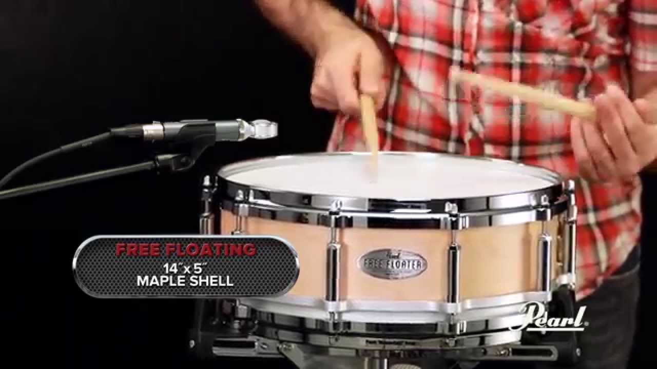 Pearl Free Floater 14x5" Snare Drum - Maple