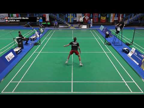 Match point - Martin Bundgaard vs Jan Louda - MS, SF - Italian Intl. 2021