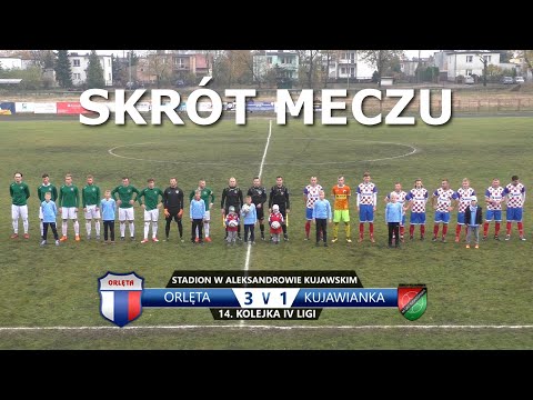 Skrót meczu Orlęta - Kujawianka Izbica Kujawska 3:1 // 14. kolejka IV ligi