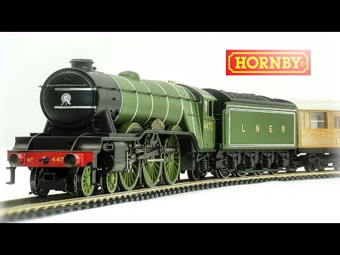 Hornby OO-Scale The Flying Scotsman Electric Model Train Set Unboxing & Review