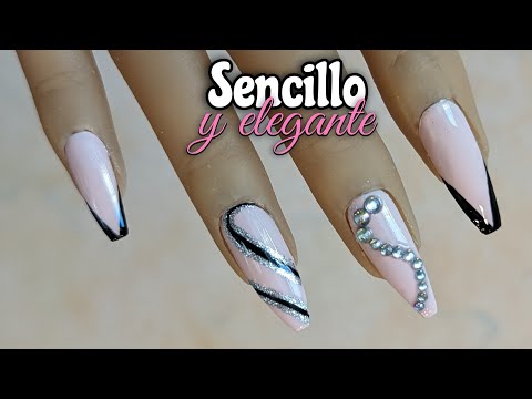 Diseño de uñas FÁCIL con productos de MADAM GLAM | Nail art designs ♥ Nailart By Andy