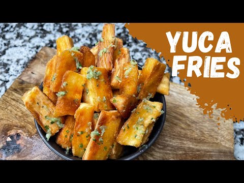 Super Crispy Yuca Fries | Yuca Frita | Cassava Fries | Cooking with Abigail