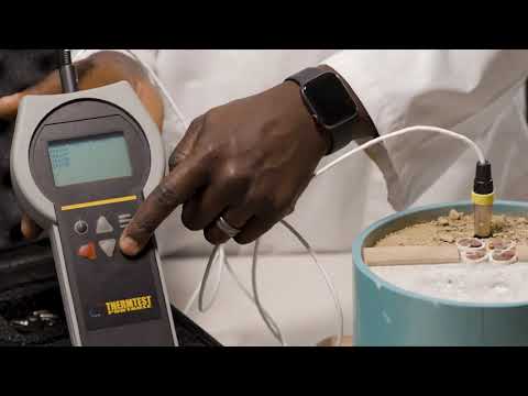 Condutivímetro Térmico Portátil Thermtest de Fonte de Linha Transiente TLS-100