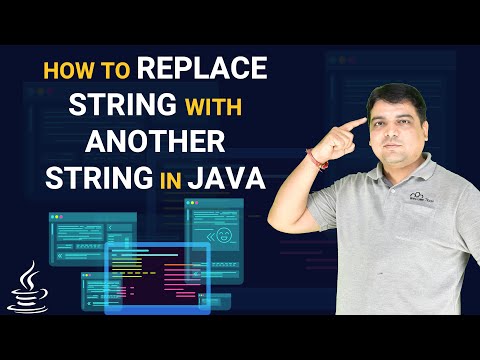 How to Replace String with another String in Java