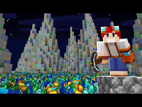 LIMPEI UM MUNDO RECHEADO DE MINÉRIOS NO MINECRAFT - StonksCraft 2