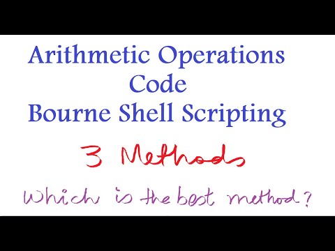 Arithmetic Operations Through Three Methods Shell Scripting Tutorial For Beginners