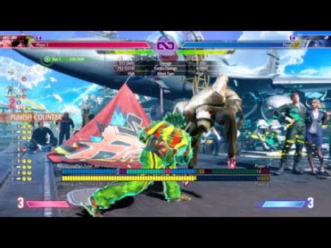 Dee Jay Vs JP Punish - Street Fighter 6