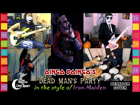 Protest the Hero + Dethklok cover Oingo Boingo's "Dead Man's Party" in the style of Iron Maiden