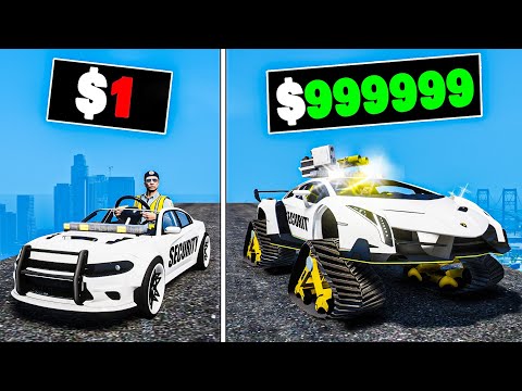 $1 to $1,000,000 Security Car in GTA 5