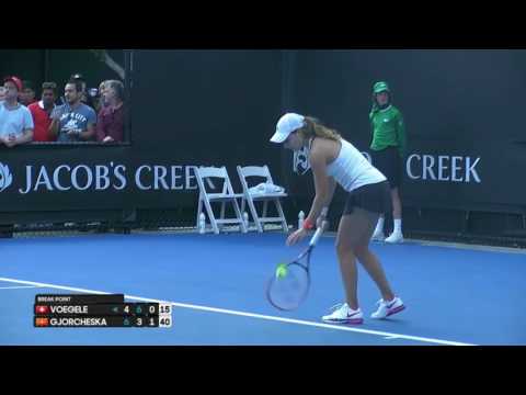 Third Set - Lina Gjorcheska vs Stefanie Voegele