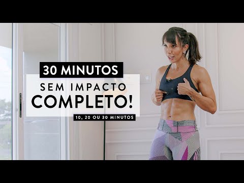 Treino COMPLETO de 10, 20 ou 30 minutos para DERRETER O CORPO TODO! SEM IMPACTO - Carol Borba