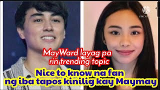 Nakakatuwa po mas nabigkas ni Marvin na si Maymay ang dahilan at kinikilig siya and more updates po